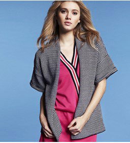 Dames vest gemaakt van Phildar Phil Cabotine