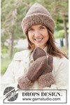 Breipatroon Wanten Cocoa Puff Mittens van andere kant