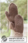 Breipatroon Wanten Cocoa Puff Mittens van andere kant