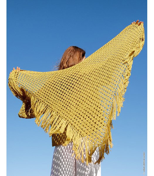 Haakpatroon driehoekige omslagdoek