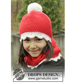 Gehaakte muts en halswarmer gemaakt van Haaknaalden