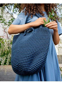 Strandtas met schouderband en hengsels