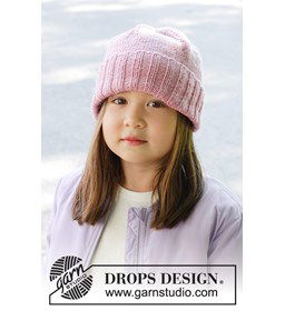 Zoet Als Snoep Kindermuts gemaakt van Drops Merino extra fine