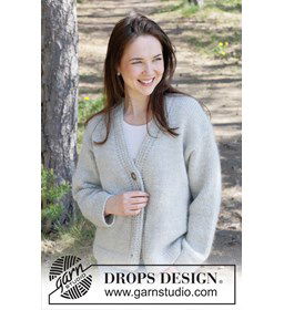 Eirin Cardigan gemaakt van knopen