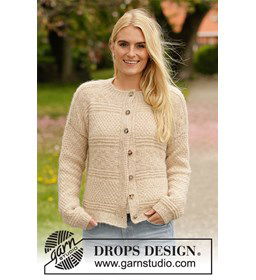 Damesvest Weaving Memories Jacket gemaakt van Rondbreinaald nr 5,5