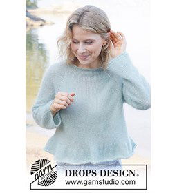 Sweet Bell Trui gemaakt van Drops Kid Silk