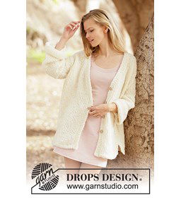 Dames vest gemaakt van knopen