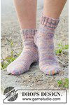 Breipatroon Starlight Stepper Socks van andere kant