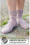 Breipatroon Starlight Stepper Socks van andere kant