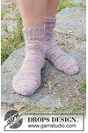 Breipatroon Starlight Stepper Socks van andere kant