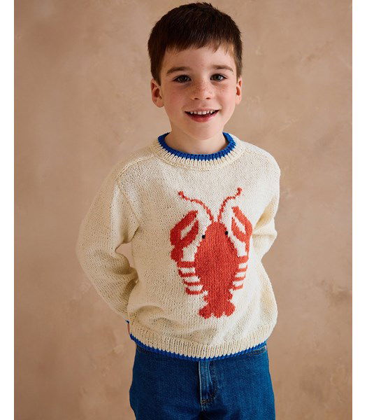 Breipatroon Jongentrui met kreeft