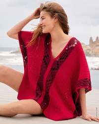 haakpatroon poncho-met-v-hals