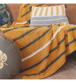 Plaid gemaakt van Haaknaalden