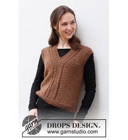 Dames top gemaakt van Drops Kid Silk