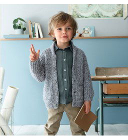 Vest gemaakt van Phildar Phil Caresse