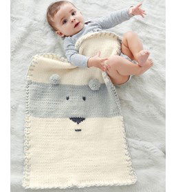 Baby deken gemaakt van Phildar Phil Rapido