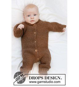 Klaar voor de Winter Kruippakje gemaakt van Rondbreinaald nr 3,5