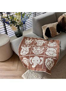 Safari avontuur mozaiek deken