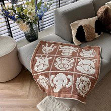 Safari avontuur mozaiek deken