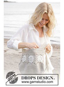 Schoudertas met bloemenpatroon