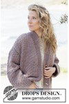 Breipatroon Chestnut Hug Cardigan van andere kant