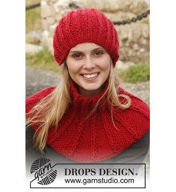 Muts en halswarmer gemaakt van Rondbreinaald nr 9