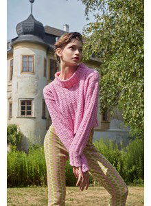 Cropped damestrui Spread Love met kabels