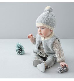 Vest zonder mouwen gemaakt van knopen