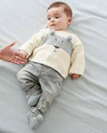 Breipatroon Baby trui met beer