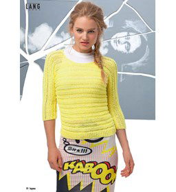 Trui gemaakt van Lang Yarns Laguna (op=op)