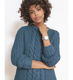 Tuniek Maureen gemaakt van Handwerk accesoires