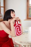 Haakpatroon Langyarns tasje Red Velvet Cake
