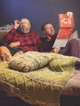 Breipatroon Kussen en plaid met kabels