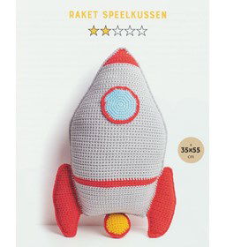 Speelkussen Raket gemaakt van Durable Cosy