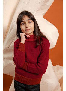 Driekleurige kindertrui Vanja 