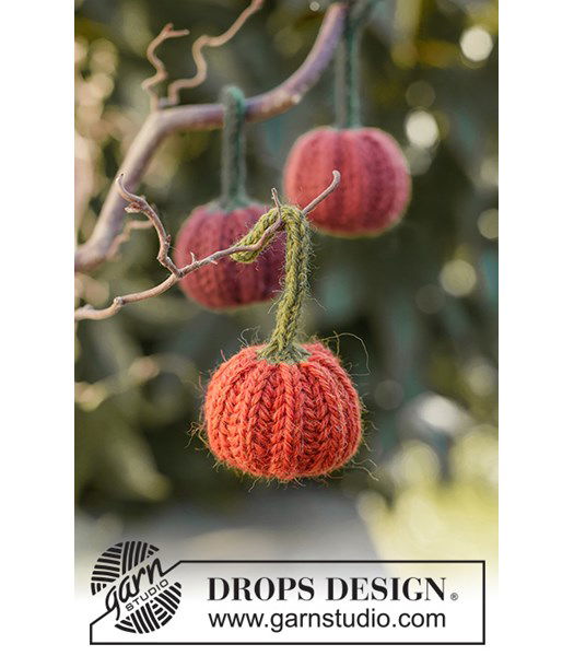 Breipatroon Pompoen hangers