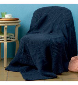 Deken gemaakt van Lang Yarns Merino 70 en color