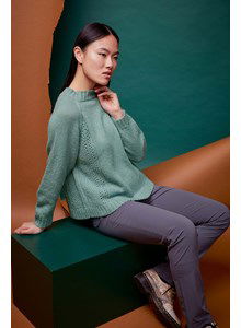 Damestrui met verticale lijnen