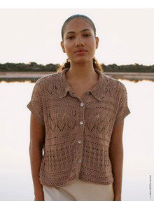 Damestrui met golvend kraagje