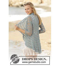 Vest gemaakt van Drops Baby Merino