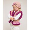 bolero Paige met bontrand gemaakt van Phildar Phil Easy