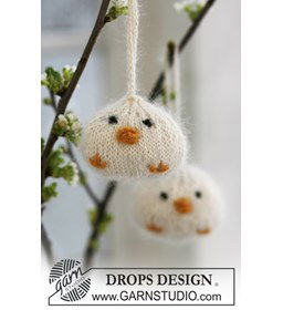 Paaskuikens gemaakt van Drops Alpaca