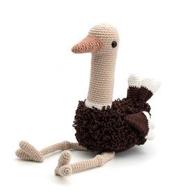 Dune de struisvogel gemaakt van Handwerk accesoires