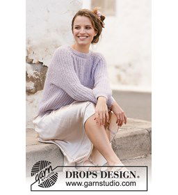 Damesvest gemaakt van Drops Kid Silk