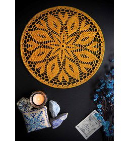 Mandela zonnebloem van Ukraine gemaakt van Scheepjes Maxi Sweet Treat