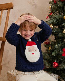 Kindertrui Arsene met kerstman