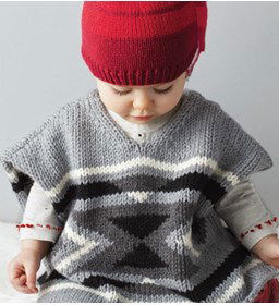 Poncho gemaakt van Phildar Phil Partner 6