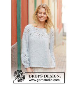 Dames trui gemaakt van Drops Air
