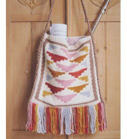 Retrotas met Franjes gemaakt van Durable Glam