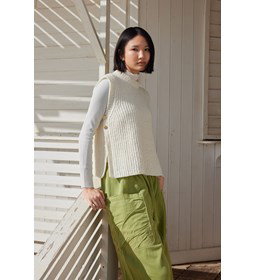 Slipover Soft Glow gemaakt van knopen